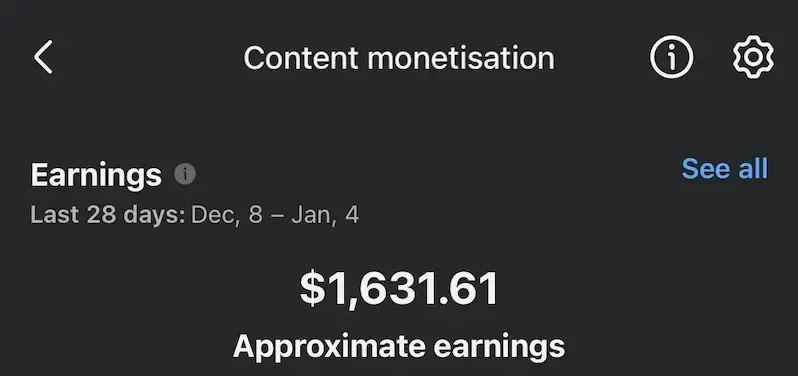 Facebook earnings